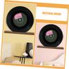 Vaguelly 1set Wall-mounted Vinyl Record Holder Solid Wood Display Rack for Albums Multi-functional Organizer for Vinyl Records and view 3