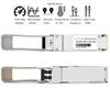 OPSTRAN 40GBASE-SR BiDi QSFP+ Optical Transceiver Module Compatible with Dell 407-BBXT 40GBASE-SR Bi-Directional MMF 832nm - 918nm 150m Duplex LC view 2