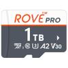 ROVE PRO 1TB Micro SD Card microSDXC Memory Card with Full-Size SD Adapter 100MB/s Read Speed, C10, U3, V30, 4K, A2 for R2-4K Dual Dash Cam, Android Smart Phones, Tablets, Games view 1