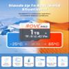 ROVE PRO 1TB Micro SD Card microSDXC Memory Card with Full-Size SD Adapter 100MB/s Read Speed, C10, U3, V30, 4K, A2 for R2-4K Dual Dash Cam, Android Smart Phones, Tablets, Games view 4
