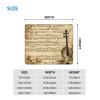 Mousepad Small MouseMat with Anti-Slip Rubber Base Music Notes on Old Paper MousePads for Man Woman Computer Mousepad for Wireless Mouses Keyboard Mat Gaming Desk Pad for Home 7 x 8.6 in view 2