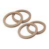 REPAIROCK 4 Pcs 6.5" Universal Wooden Car Speaker Subwoofer Mounting Spacer Rings Adapter Bracket Holder Plate Auto Replacement Parts view 1
