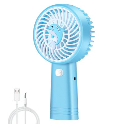 Bottone Small Portable Table Fan Outdoor Travel Handheld Quiet Cooling Fan USB Rechargeable Small Pocket Fan Low Noise