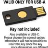 Protective Case for YubiKey 5/5C NFC  Compact & Lightweight Keychain Holder with M3 2.5 mm Screw, Allen Key Not Included (USB-A, Yellow) view 2