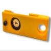Protective Case for YubiKey 5/5C NFC  Compact & Lightweight Keychain Holder with M3 2.5 mm Screw, Allen Key Not Included (USB-C, Yellow) view 1