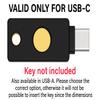 Protective Case for YubiKey 5/5C NFC  Compact & Lightweight Keychain Holder with M3 2.5 mm Screw, Allen Key Not Included (USB-C, Yellow) view 2