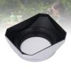 43mm Square Metal Lens Hood Aluminum Alloy ABS Digital Camera Square Lens Hood Shade for 25mm Length Sliver view 2