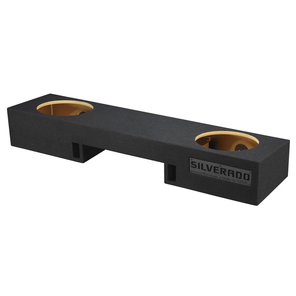 Chevy Silverado Extended Cab 1999-2006 Dual Sub Box Subwoofer Enclosure (PORTED, 12")