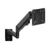 Aluminum Single Monitor Wall Mount, Full Motion Air Spring Monitor Wall Mount for Screens Up to 32" and 20 lbs, Max Mount VESA 100x100 (Black) view 1