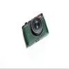 BMAOLLONGB D-Lux 8 Camera Case, Handmade Genuine Real Leather Half Camera Case Bag Cover for Leica D-Lux 8 Camera Bottom Opening Version + Hand Strap (Green) view 4