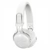 FIO MOTUS Wireless Bluetooth On-Ear Headphones, Active Noise Cancelling, Hi-Res Sound, 55H Playtime, Foldable Design, Lightweight and Comfortable, Multipoint Connection, for Home Office Travel, White view 1
