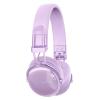 FIO MOTUS Wireless On-Ear Headphones, Active Noise Cancelling, Bluetooth 5.4, Hi-Res Sound, 55H Playtime, Lightweight and Comfortable, Foldable Design, for Home Office Travel, Purple view 1