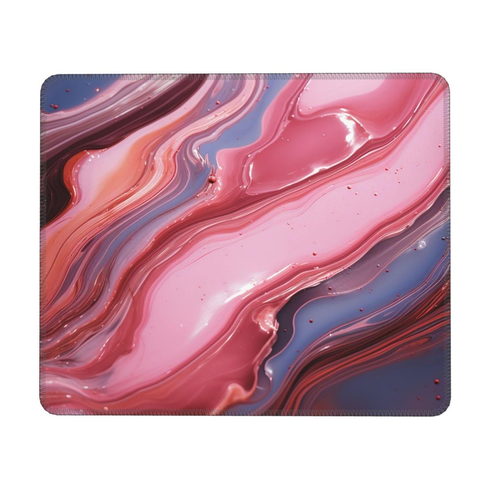 Mousepad Small MouseMat with Anti-Slip Rubber Base Abstract Marble MousePads for Man Woman Computer Mousepad for Wireless Mouses Keyboard Mat Gaming Desk Pad for Home 10 x 12 inch
