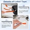 2 Pack Esaytool Compatible with P-Touch TZeB31 TZB31 TZe-B31 Label Tape Black on Orange Fluorescent Laminated 12mm 0.47 inch x 16.4 feet for PTH110 PTD210 PTD600 PT-P710BT PTD400AD PT-D450 view 4