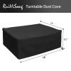 Turntable Dust Cover(2 pack),Record Player Turntable Cover,Suitable for Most Models of Record Player Turntables SL-Q300/SL-B250 /SL-B260 /SL-BD20 /SL-BD27 /SL-BD35 /SLD-20 /SL-PC11(Black) view 2