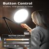 UBeesize 10" Key Light for Streaming, Desk Ring Light with Adjustable Arm, Zoom Lighting for Home Office, Gaming, Podcast, Video Calls, and Recording view 3
