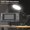 UBeesize 10" Key Light for Streaming, Desk Ring Light with Adjustable Arm, Zoom Lighting for Home Office, Gaming, Podcast, Video Calls, and Recording view 4