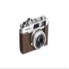 BMAOLLONGB for Canonet 28 Case, Handmade Genuine Real Leather Half Camera Case Bag Cover for Canon Canonet 28 Film Camera With Hand Strap (Coffee) view 3