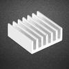 Adhesive Aluminum Heatsink with Glue for Computer, Power IC, LED Light Devices, 12pcs Cooling Kit view 3