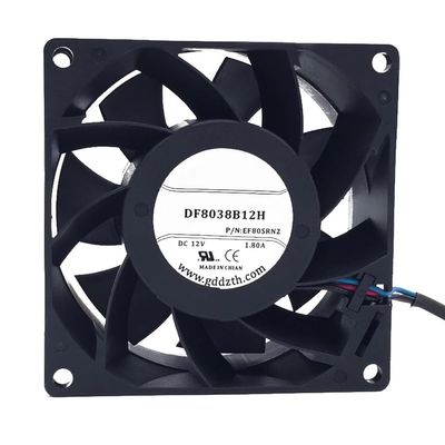 for DF8038B12H P/N80SRN2 8038 12V 1.80A 8CM high air Volume Frequency Converter Cooling Fan