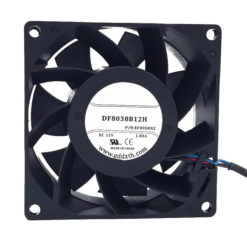 for DF8038B12H P/N80SRN2 8038 12V 1.80A 8CM high air Volume Frequency Converter Cooling Fan