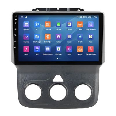 Car Audio Touch Screen Car Stereo Android Auto Screen Radio Compatible for 13-19 Dodge Ram Android 13 Car Navigation 9 in with Carplay & Android Auto Function 2+32g with 12-Light Camera