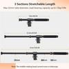 Koolehaoda Tripod Extension Arm 41" Retractable Horizontal Center Column 360 Rotatable 180Vertical Adjustable Tripod Boom with Magic Arm for Camera Macro Overhead Photography, Load Up to 33lbs view 2