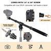 Koolehaoda Tripod Extension Arm 41" Retractable Horizontal Center Column 360 Rotatable 180Vertical Adjustable Tripod Boom with Magic Arm for Camera Macro Overhead Photography, Load Up to 33lbs view 4
