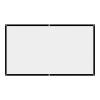 Projector Screen (60"-150"), Movie Projector Screen Non Crease Foldable White Projection Curtain Support Double Sided Projection for Home Cinema Theater Holiday Decorations(16:9,150") view 1