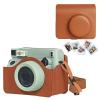 WOGOZAN Wide 400 Instant Film Protective Case with Fujifilm Wide 400 Instant Film Camera, PU Leather Camera Bag with Wide Magnetic Picture Frames 5 PCS, Adjustable Strap - Brown (No Camera) view 1
