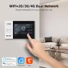 YBJ Full Touch Screen Wireless Smart Home alarm system, DIY 4G and WiFi Burglar Alarm System for Home Security with APP Alert, 24-Piece-Kit (Motion Detector, Door Window Sensor, Remote Control, Siren) view 3