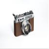 BMAOLLONGB Electro 35 GSN Case, Handmade Genuine Real Leather Half Camera Case Bag Cover for Yashica Electro 35 GSN Film Camera With Hand Strap (Coffee) view 3