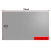 60-133 Inch Metal Anti-glare Projection Screen White Projector Foldable Screen Projection Curtain Anti-Crease Portable HD Portable Movie Screen for Home Theater Office Party Classroom(Stick-on install view 2
