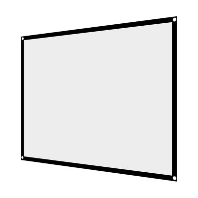 60-150 inch Portable Projector Screen 4:3 HD Foldable Projector Curtain Anti Wrinkling Projection Screen, Polyester Fabric Projector Movies Screen, for Home Theater Outdoor Indoor(84in 172 * 128cm)