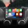 Android 13 Car Radio Stereo Compatible for Jeep Wrangler JK Gand Cherokee Dodge Ram 1500 with Wireless CarPlay Android Auto [2GB+32GB] view 1