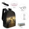 KLWQR Pavilion on The Sea Travel Backpack Lightweight Large Capacity Laptop Backpack Casual Daypack for Men Women view 4