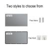 60-133 Inch Metal Anti-glare Projection Screen White Projector Foldable Screen Projection Curtain Anti-Crease Portable HD Portable Movie Screen for Home Theater Office Party Classroom(Stick-on install view 4