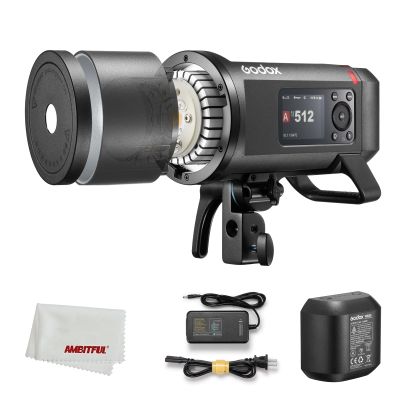 Godox AD600 Pro II AD600Pro II 600Ws Outdoor Flash,2.4G Wireless X System,TTL GN87 HSS 1/8000s,40W Bi-Color 2800K-6000K,0.01s~0.9s Recycle Time,1/1 to 1/512 10 Power Steps(AD600BM AD600PRO Update)