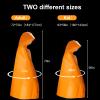 DIBBATU Fireproof Cloak, Fire Escape Cloak, Extra Big Fireproof Fiber Cape, Emergency Used as A Fire Blanket, Head Protection Fire Escape Suit for Household, Office Home (Orange, 63 * 56in) view 3