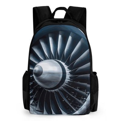 KLWQR Jet Engine Travel Backpack Lightweight Large Capacity Laptop Backpack Casual Daypack for Men Women