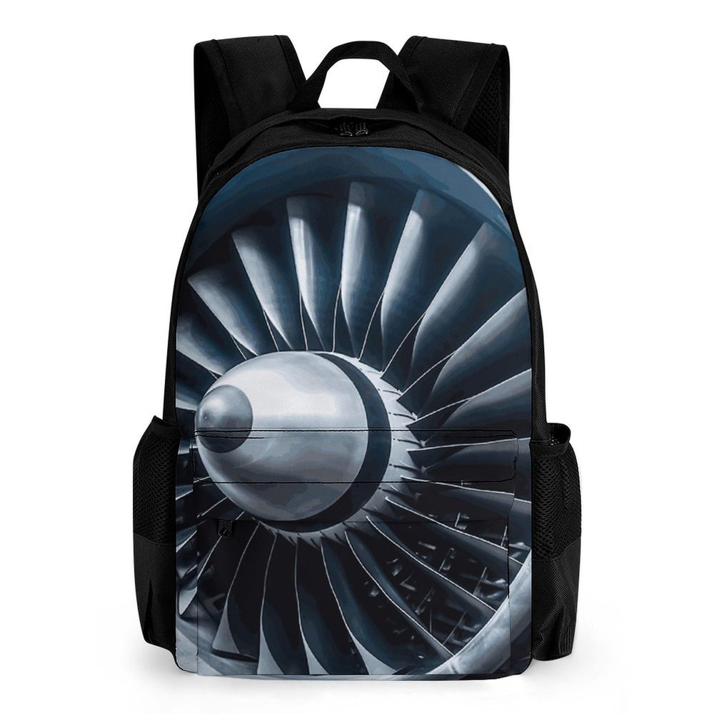 KLWQR Jet Engine Travel Backpack Lightweight Large Capacity Laptop Backpack Casual Daypack for Men Women
