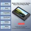 VHS to Digital Converter with 5" OLED Screen - Convert VHS, DVD, VCR, Hi8, Camcorders to Digital - AV & HDMI Record from TV Box & Gaming System view 3