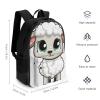 KLWQR Lamb Travel Backpack Lightweight Large Capacity Laptop Backpack Casual Daypack for Men Women view 2