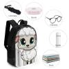 KLWQR Lamb Travel Backpack Lightweight Large Capacity Laptop Backpack Casual Daypack for Men Women view 4