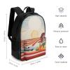 KLWQR Calm Waters Travel Backpack Lightweight Large Capacity Laptop Backpack Casual Daypack for Men Women view 2