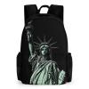 KLWQR Statue of Liberty Pattern Travel Backpack Lightweight Large Capacity Laptop Backpack Casual Daypack for Men Women view 1