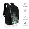 KLWQR Statue of Liberty Pattern Travel Backpack Lightweight Large Capacity Laptop Backpack Casual Daypack for Men Women view 2