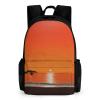 KLWQR Sunset over Water Travel Backpack Lightweight Large Capacity Laptop Backpack Casual Daypack for Men Women view 1