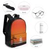 KLWQR Sunset over Water Travel Backpack Lightweight Large Capacity Laptop Backpack Casual Daypack for Men Women view 4