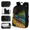 KLWQR Beautiful Blue Dragonfly Travel Backpack Lightweight Large Capacity Laptop Backpack Casual Daypack for Men Women view 3